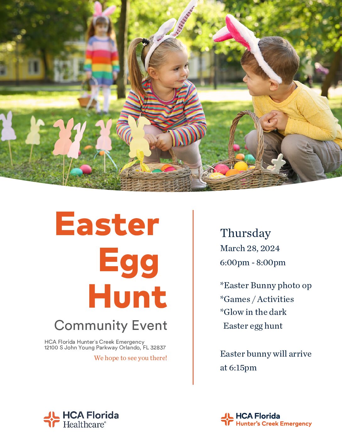 HCA Florida’s Hunter’s Creek Emergency Easter Egg Hunt